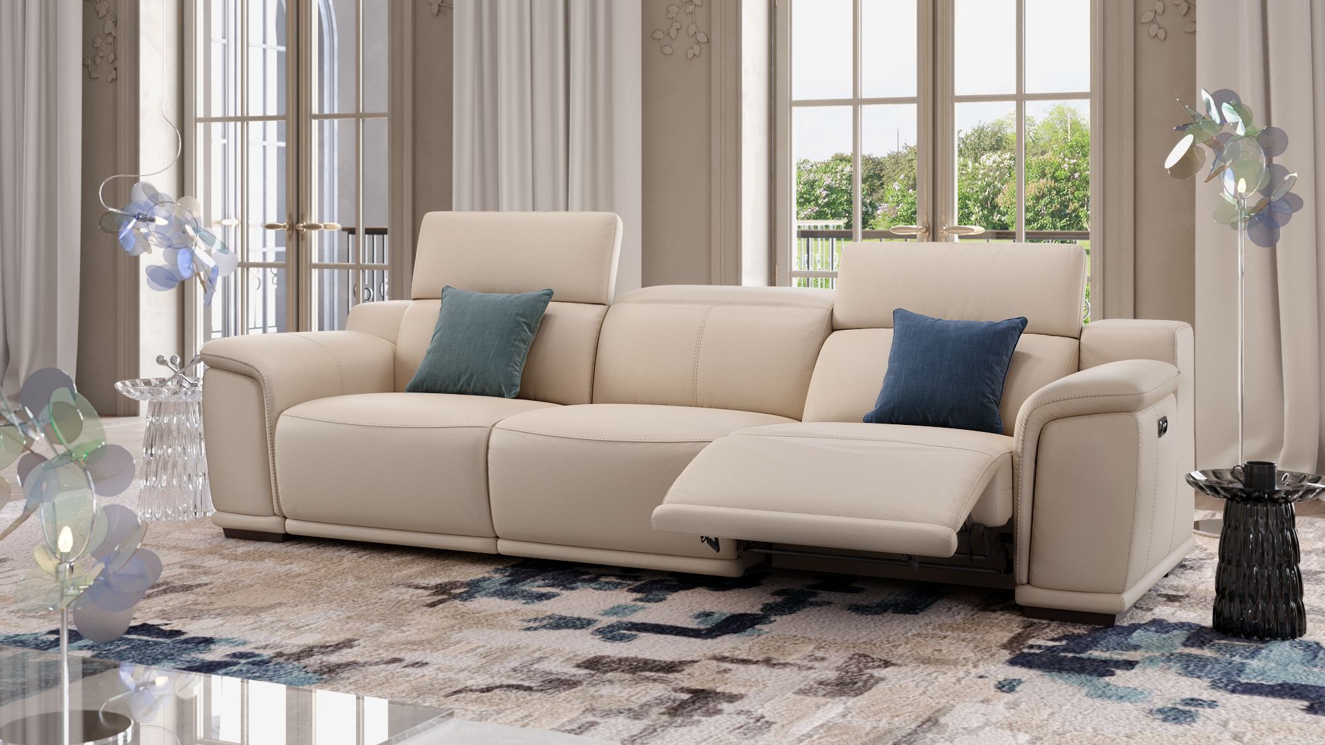 Leder 3-Sitzer Sofa XXL MONTEFINO