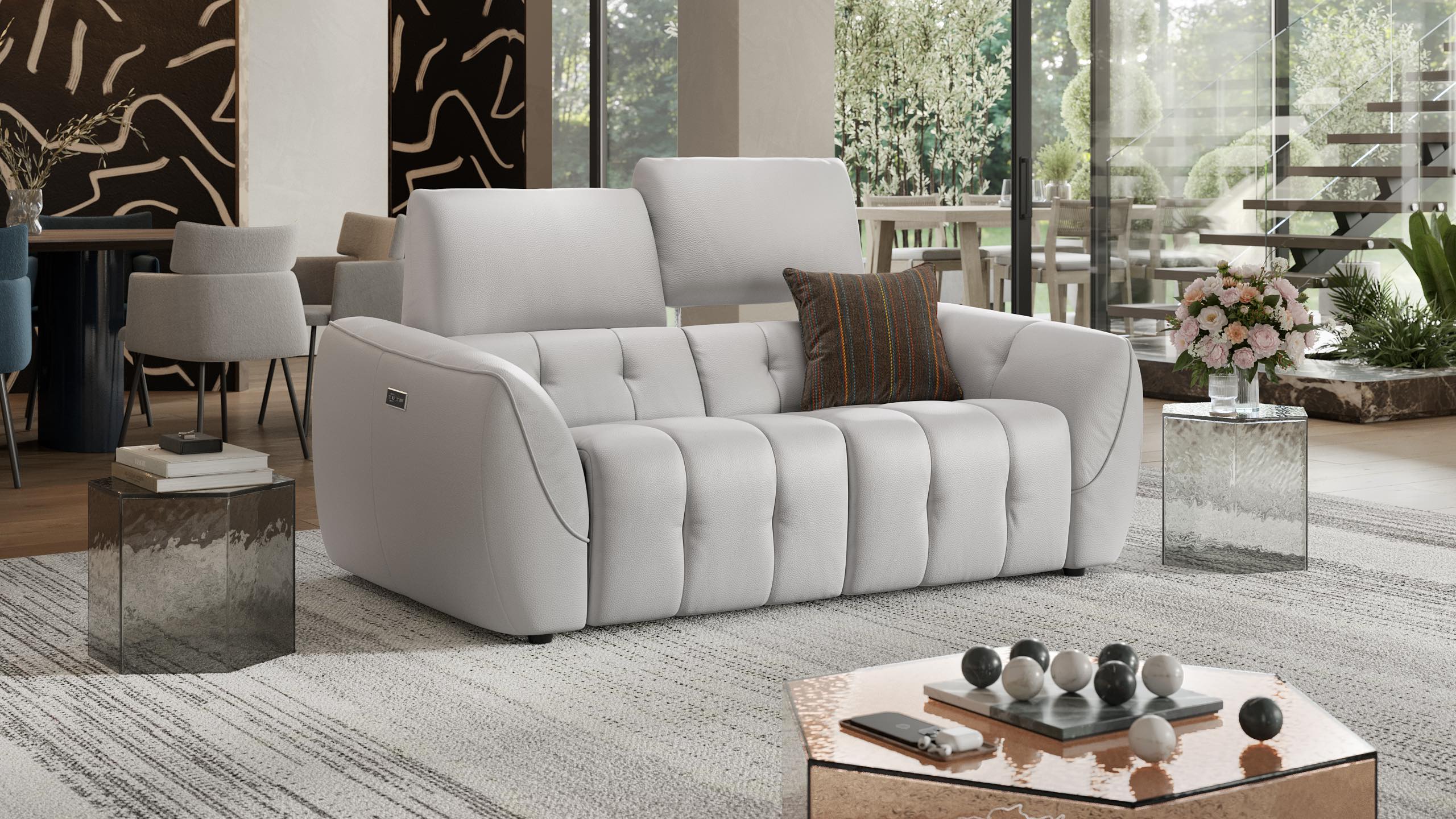 Leder 2-Sitzer Sofa CEPRANO