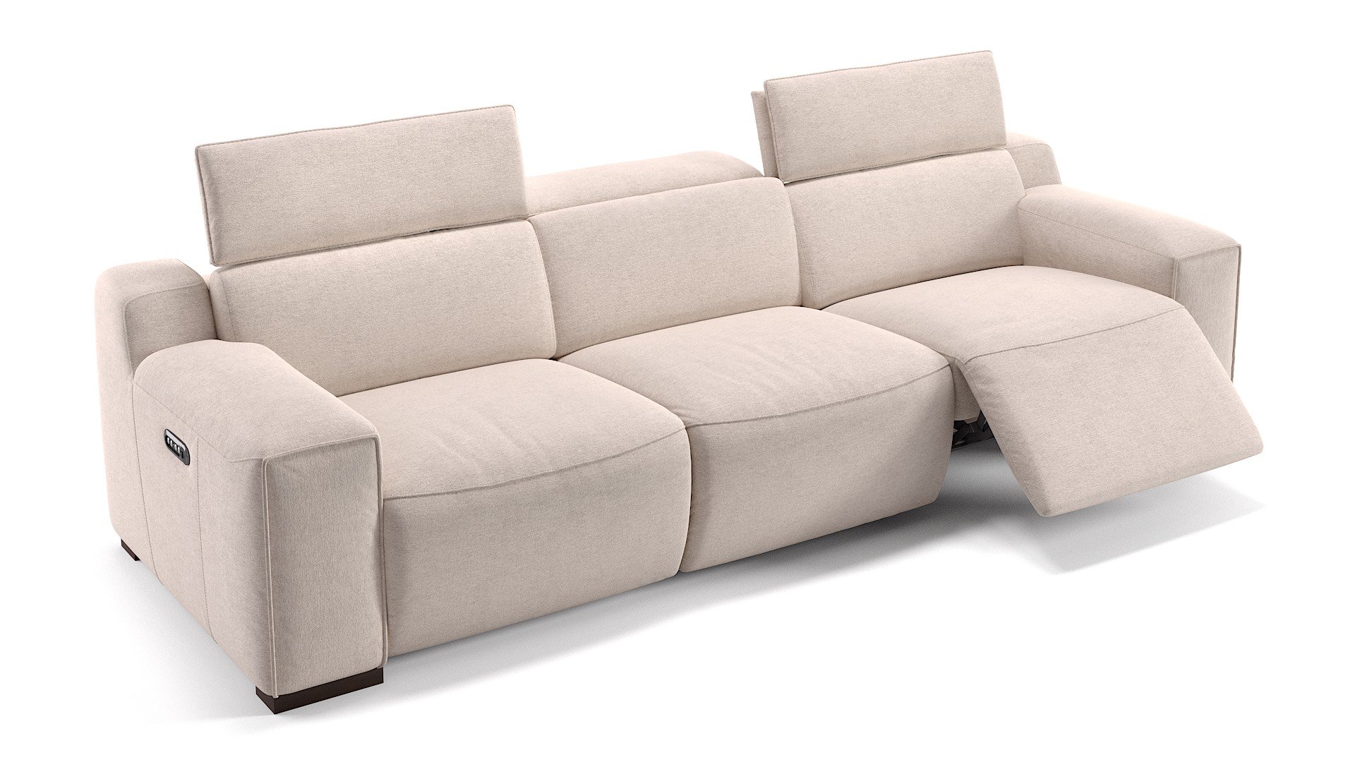 Stoff 3-Sitzer Sofa XXL LORETO