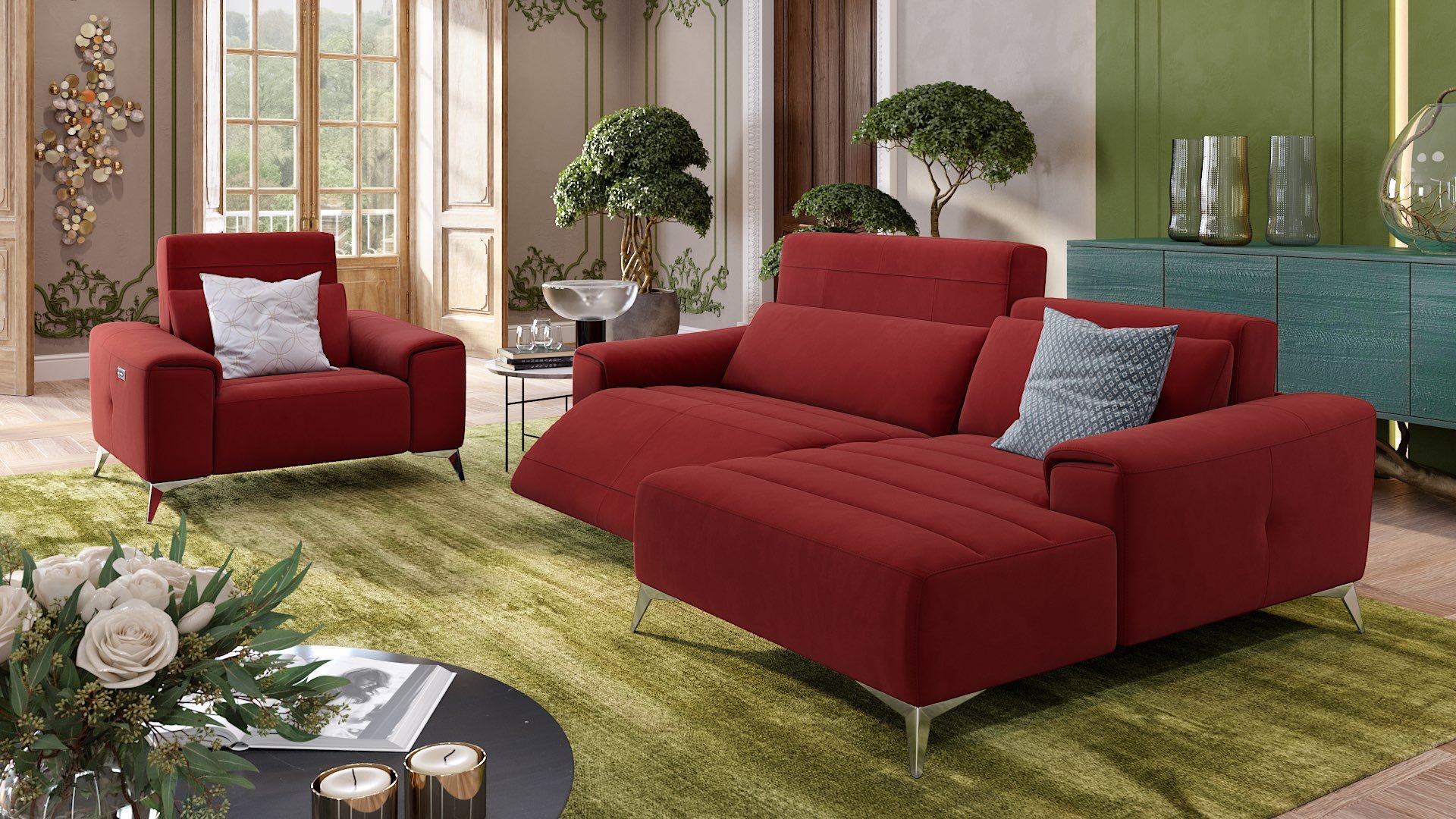 Stoff Ecksofa Mini BELLA