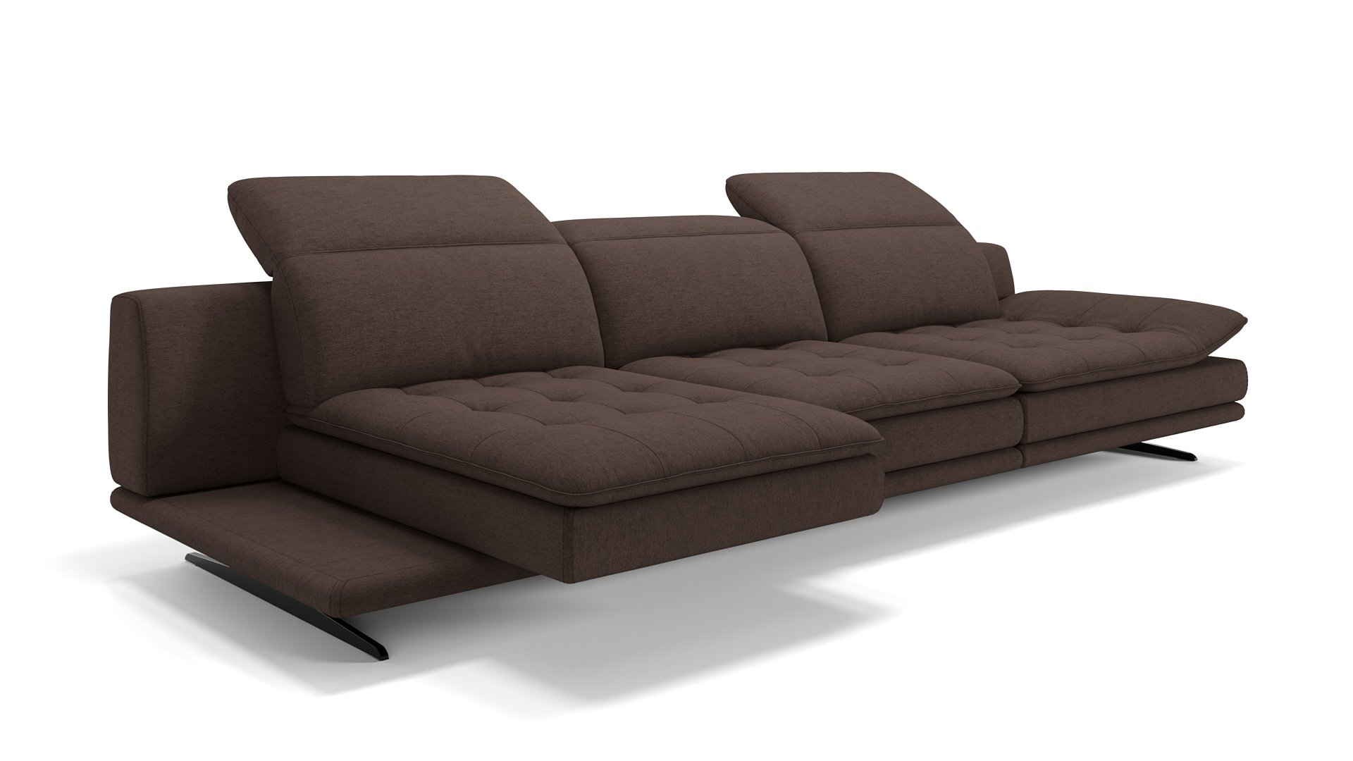 Stoff 3-Sitzer XXL Sofa NIZZA