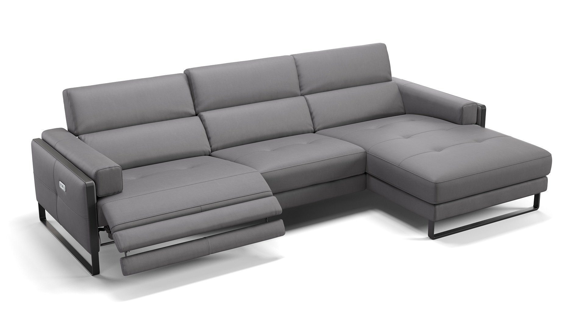 Leder Ecksofa MILO