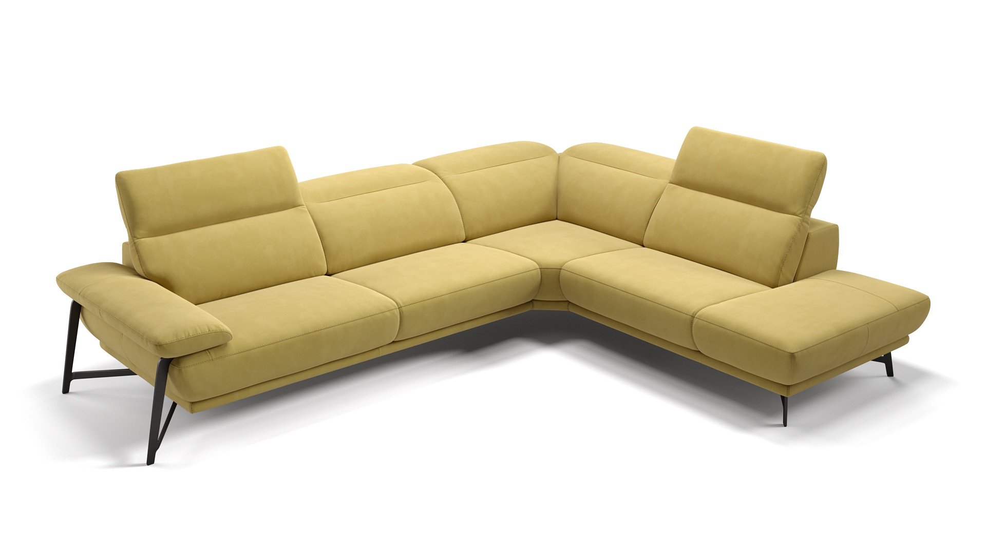 Stoff Ecksofa BIANCO