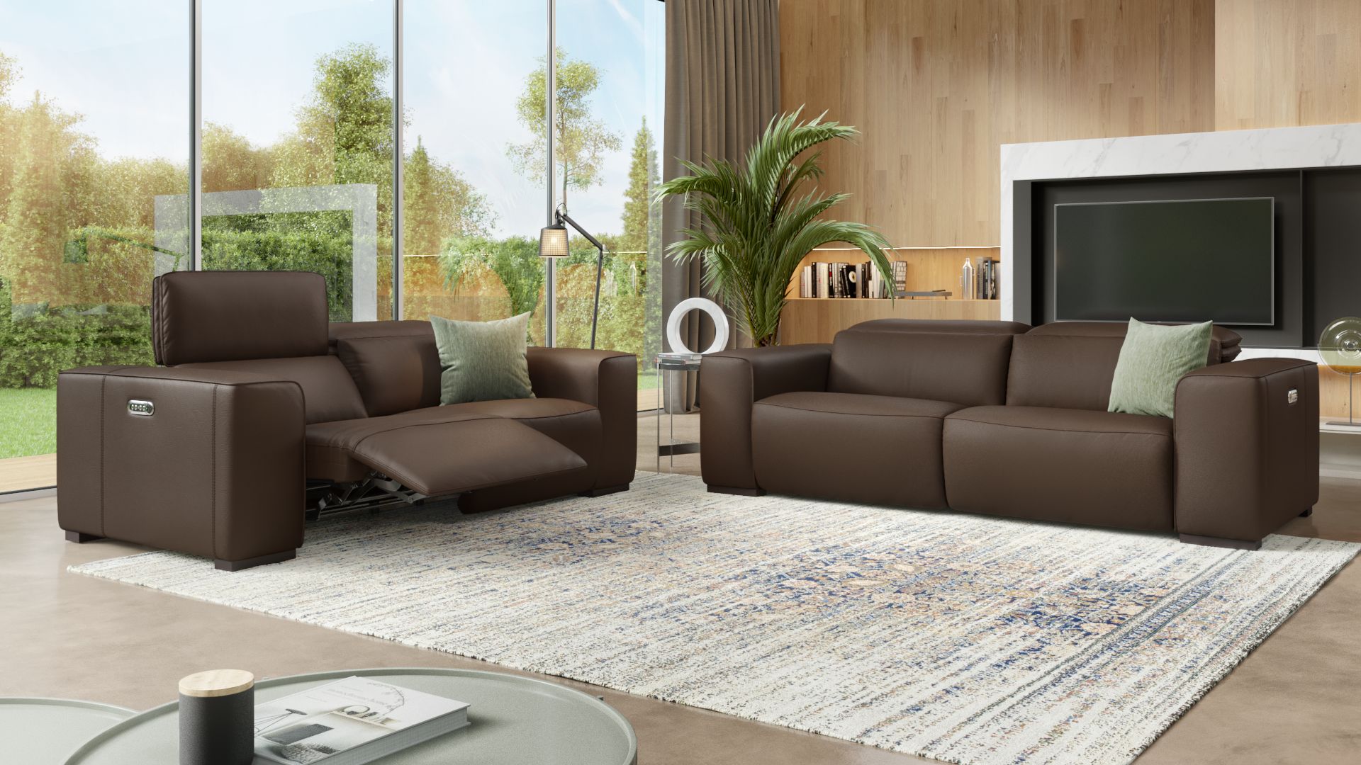 Leder 3-Sitzer Sofa BINETTO