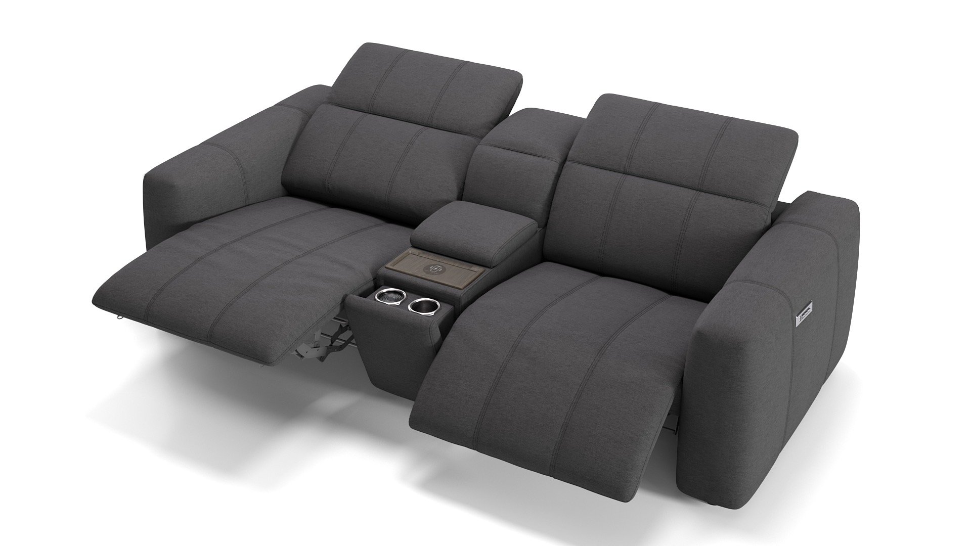 Stoff 2-Sitzer Kinosofa FLORIDA
