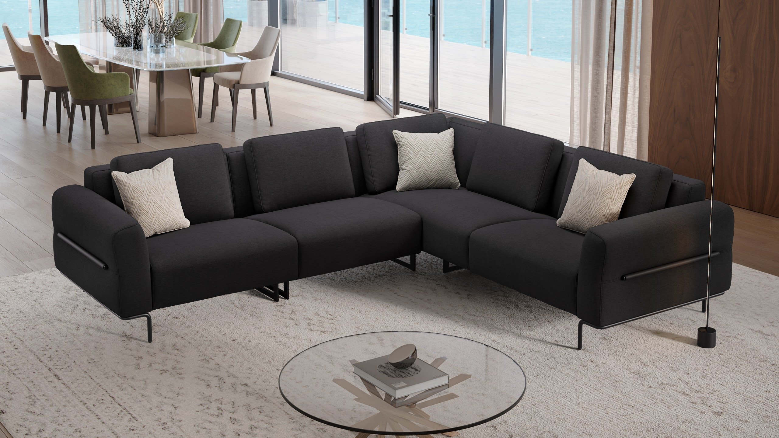 Stoff Ecksofa COSTA