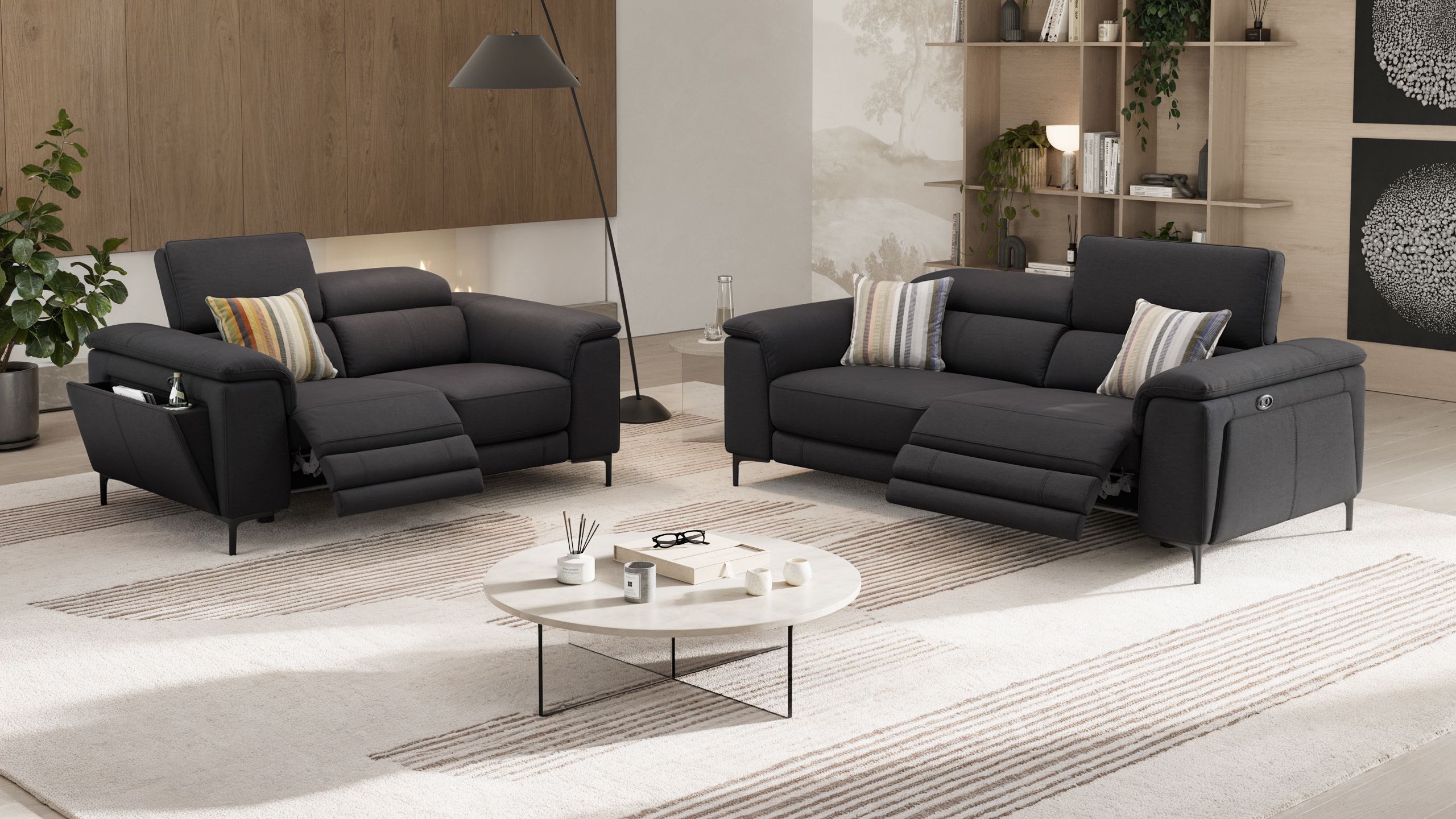 Stoff 2-Sitzer Sofa MARINO