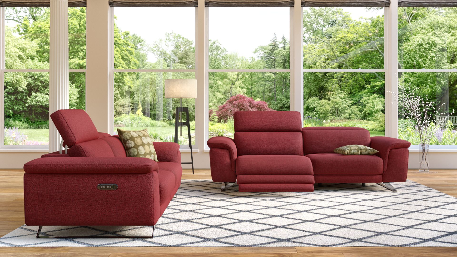 Stoff 2-Sitzer Sofa SERRI