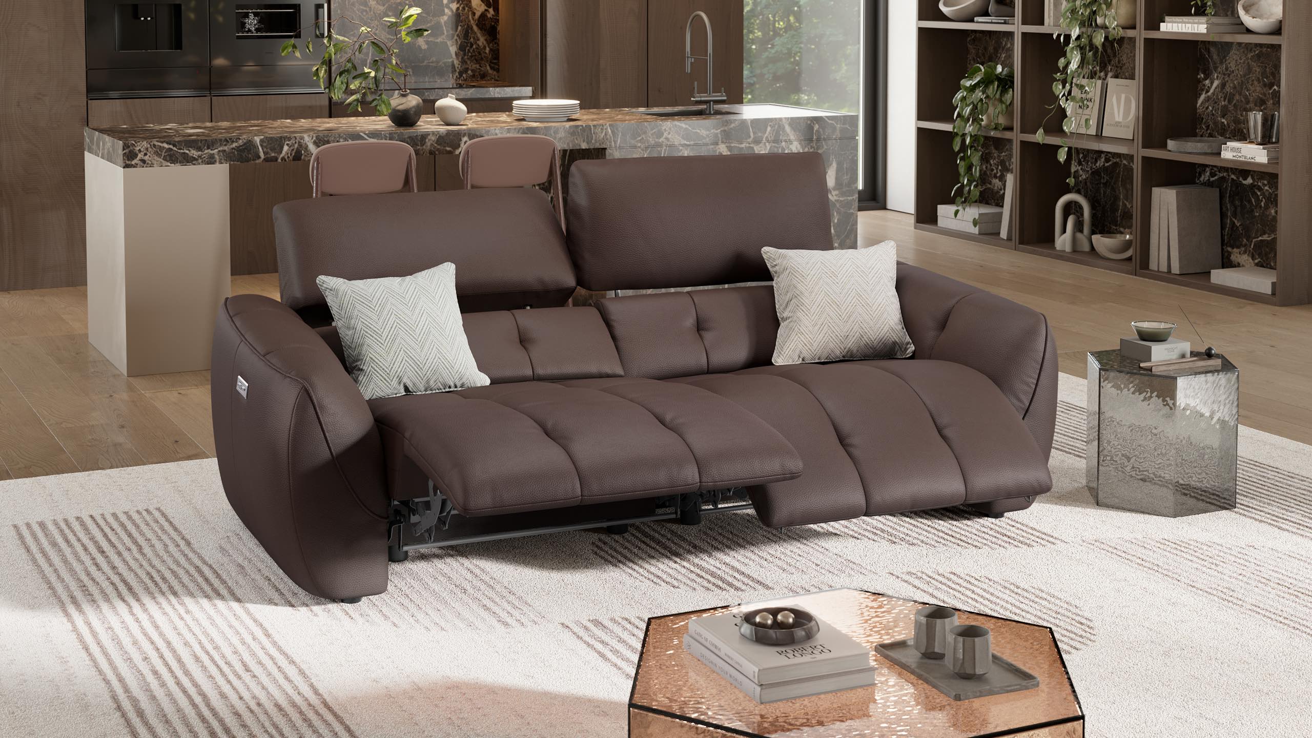 Leder 3-Sitzer Sofa CEPRANO