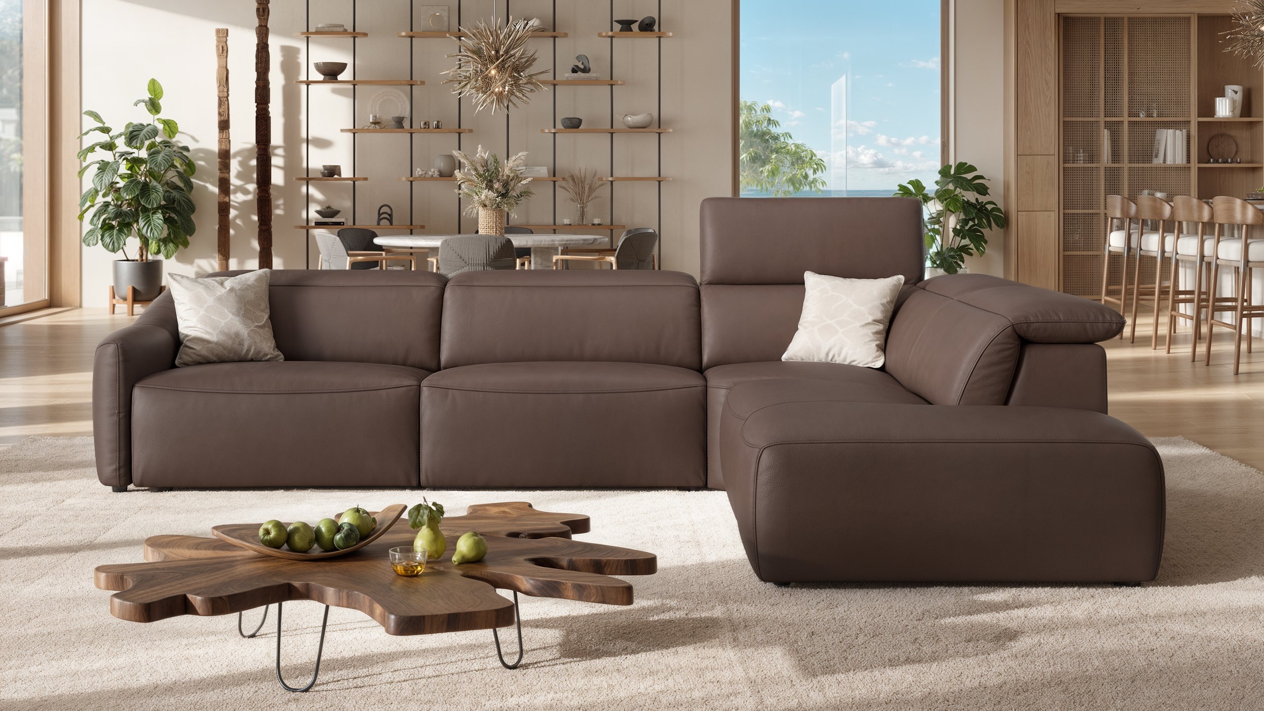 Leder Wohnlandschaft SAMOA