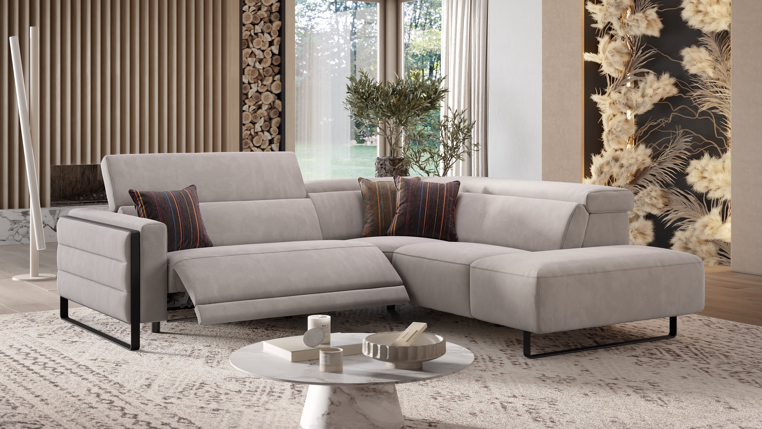 Stoff Ecksofa DELTONA