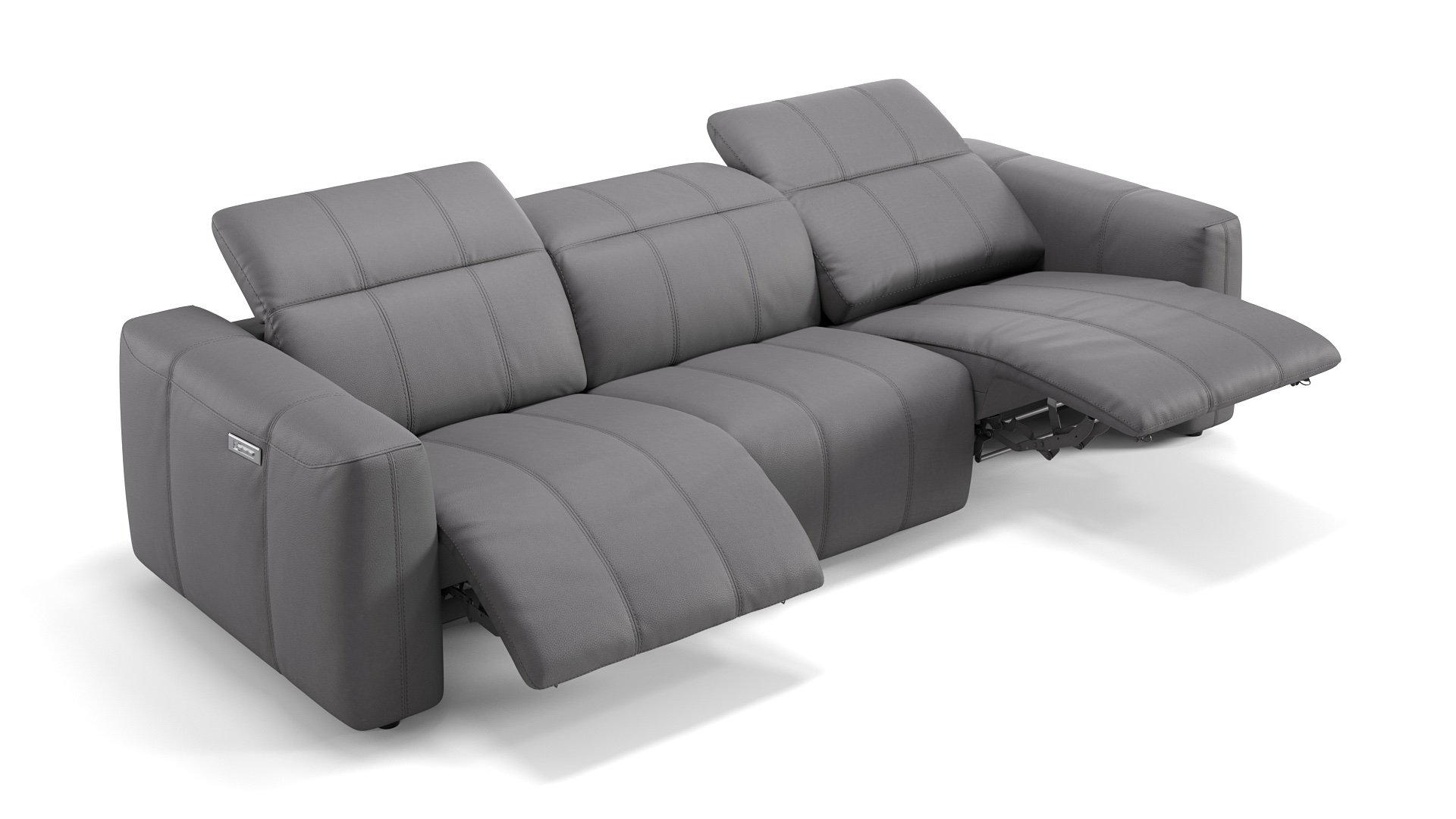 Leder 3-Sitzer XXL FLORIDA