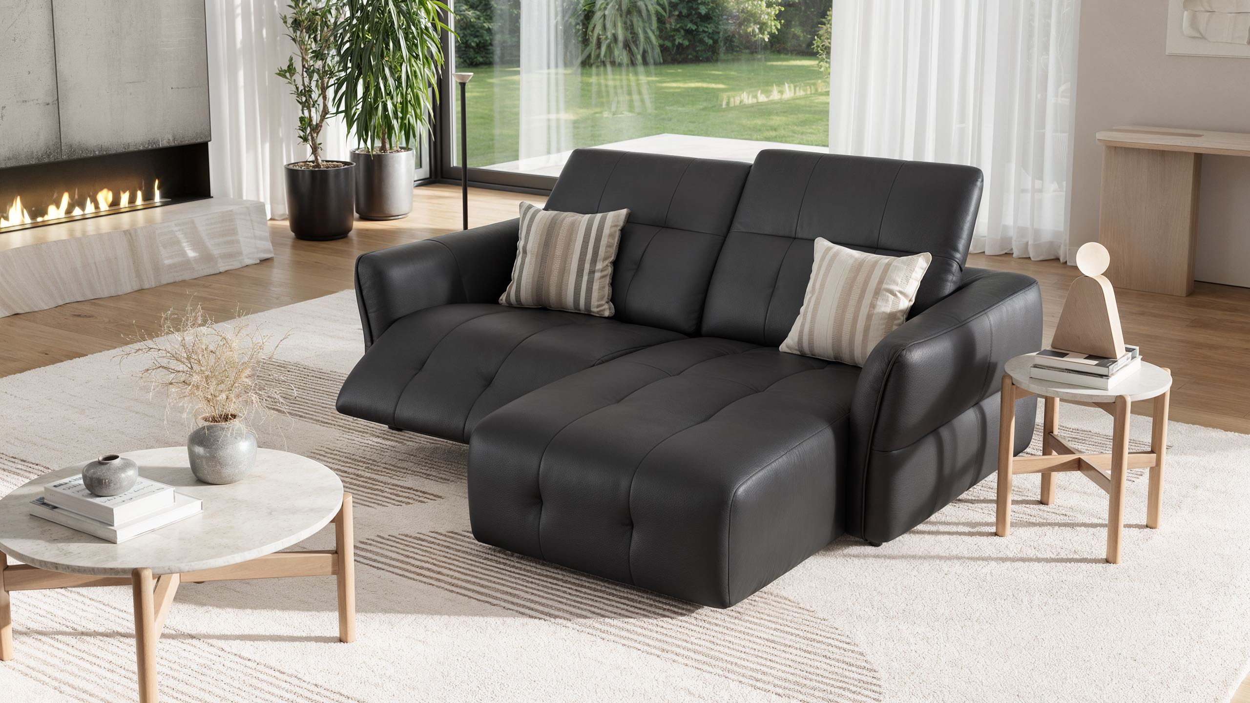 Leder Ecksofa mini MARANELLO