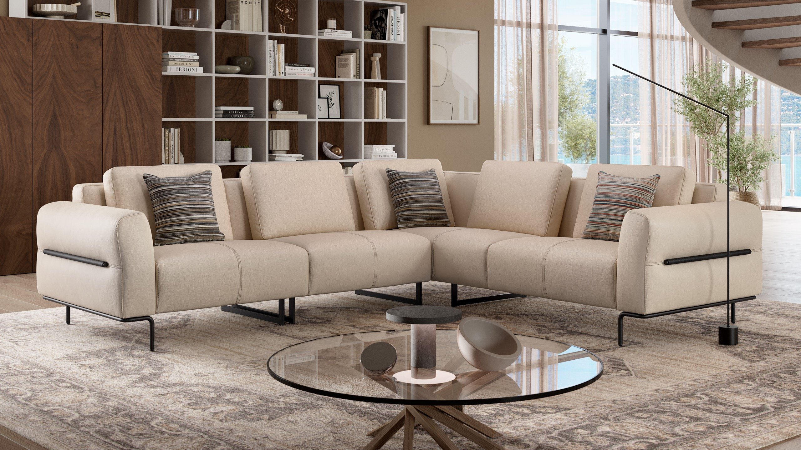 Leder Ecksofa COSTA