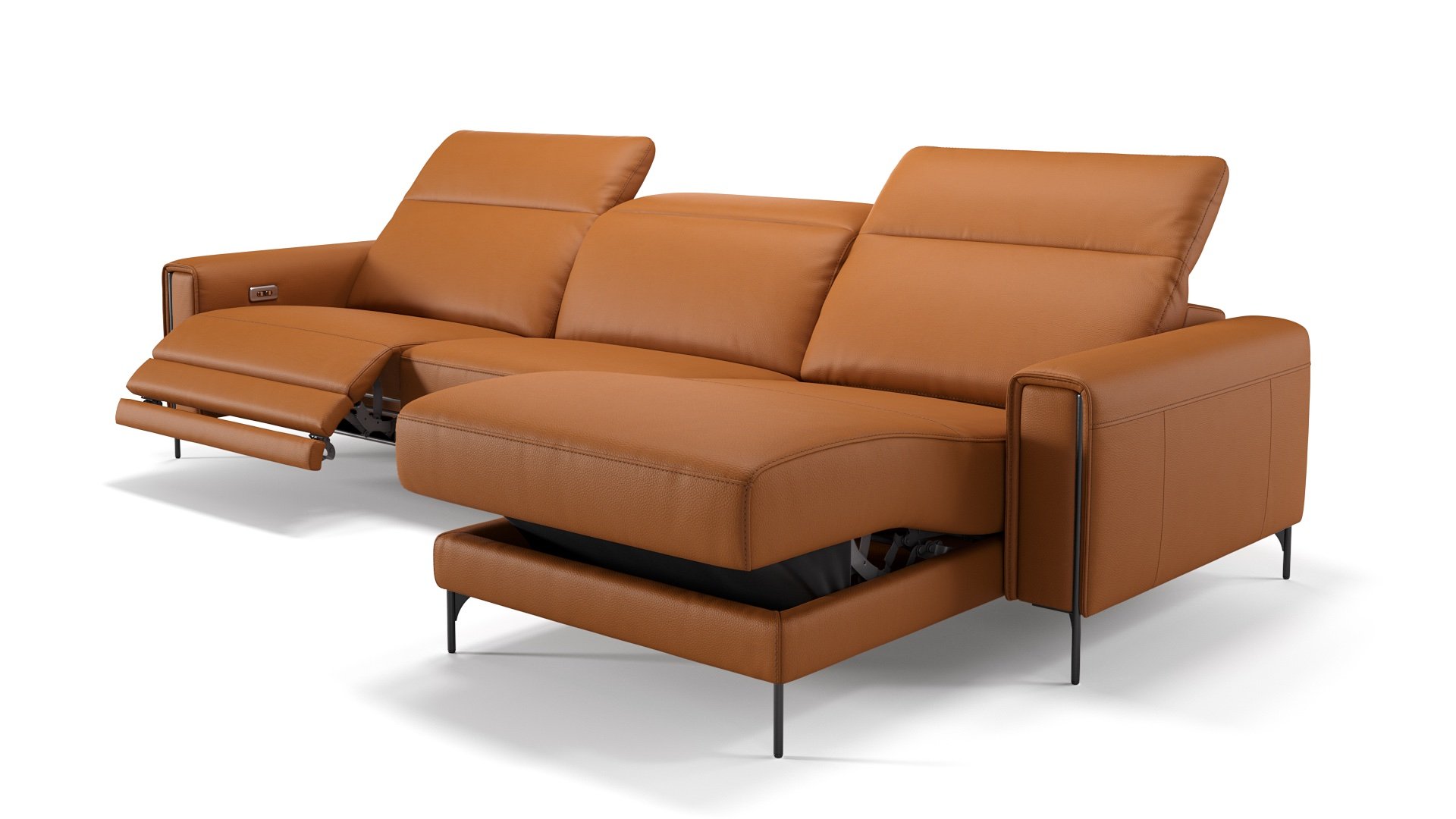 Leder Ecksofa BELLAGIO