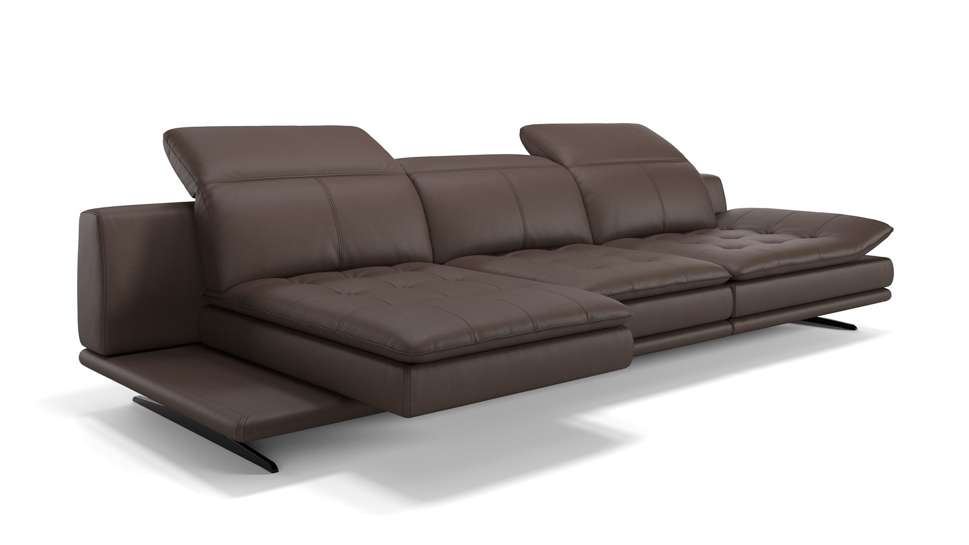 Leder 3-Sitzer XXL Sofa NIZZA