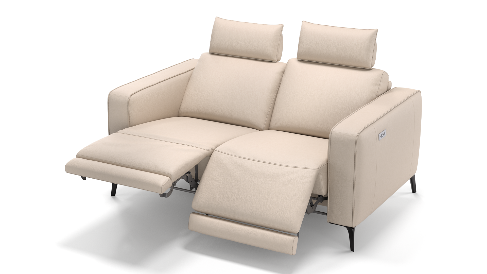 Leder 2-Sitzer Sofa BARLETTA