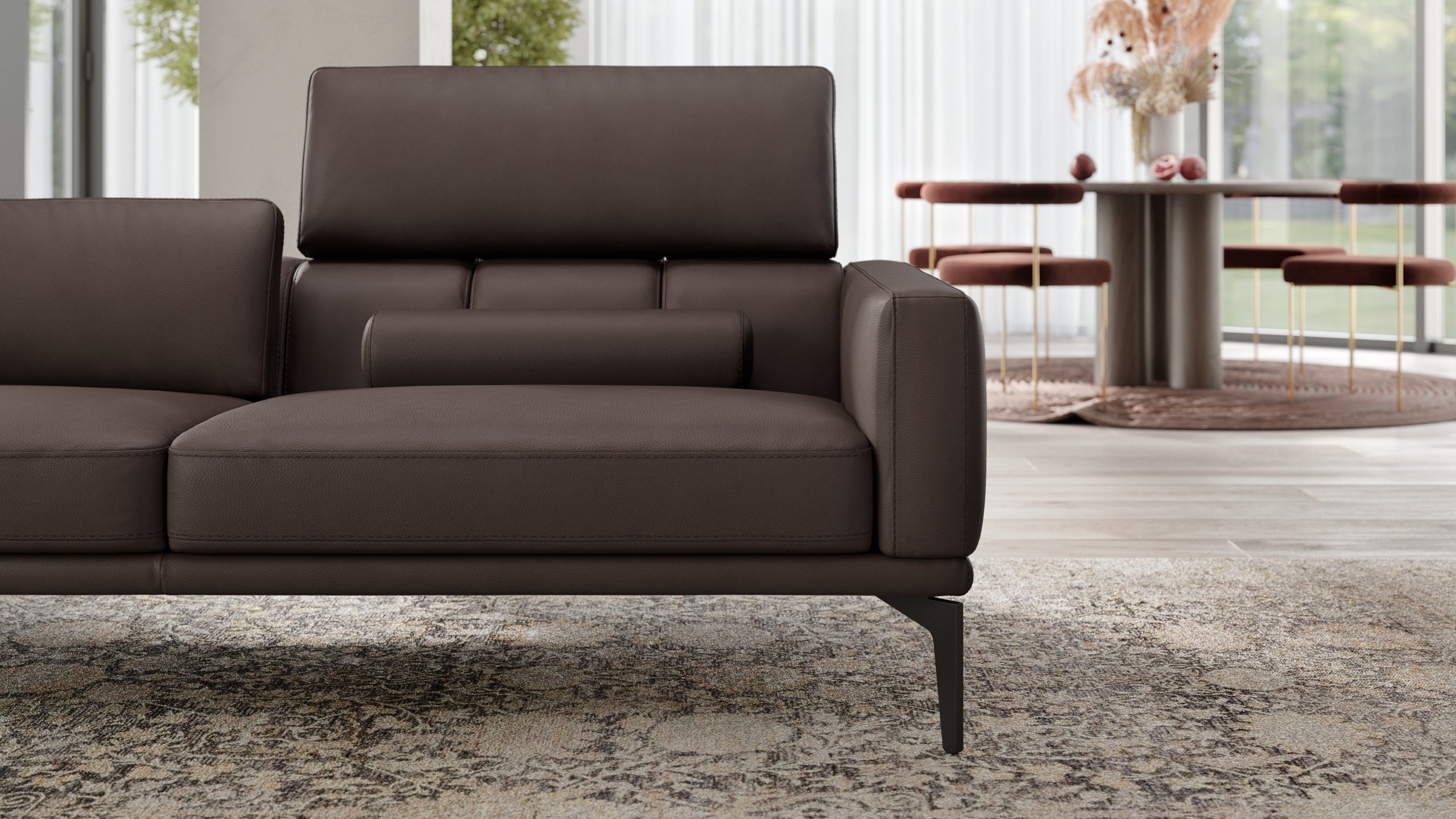 Leder 3-Sitzer Sofa SALERNO