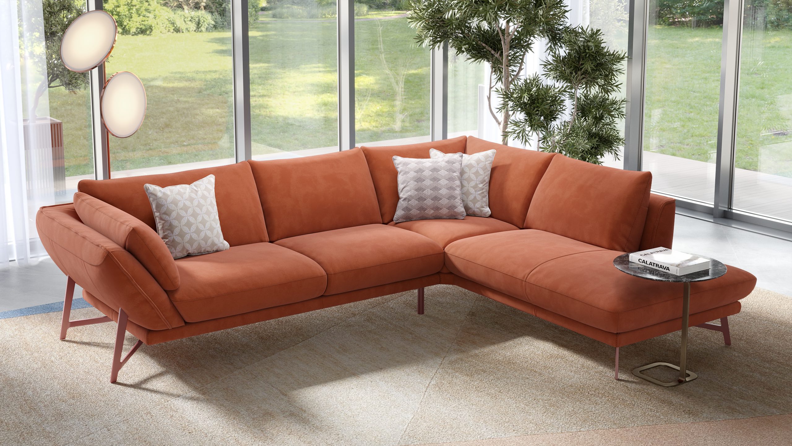 Stoff Ecksofa ESTELLA