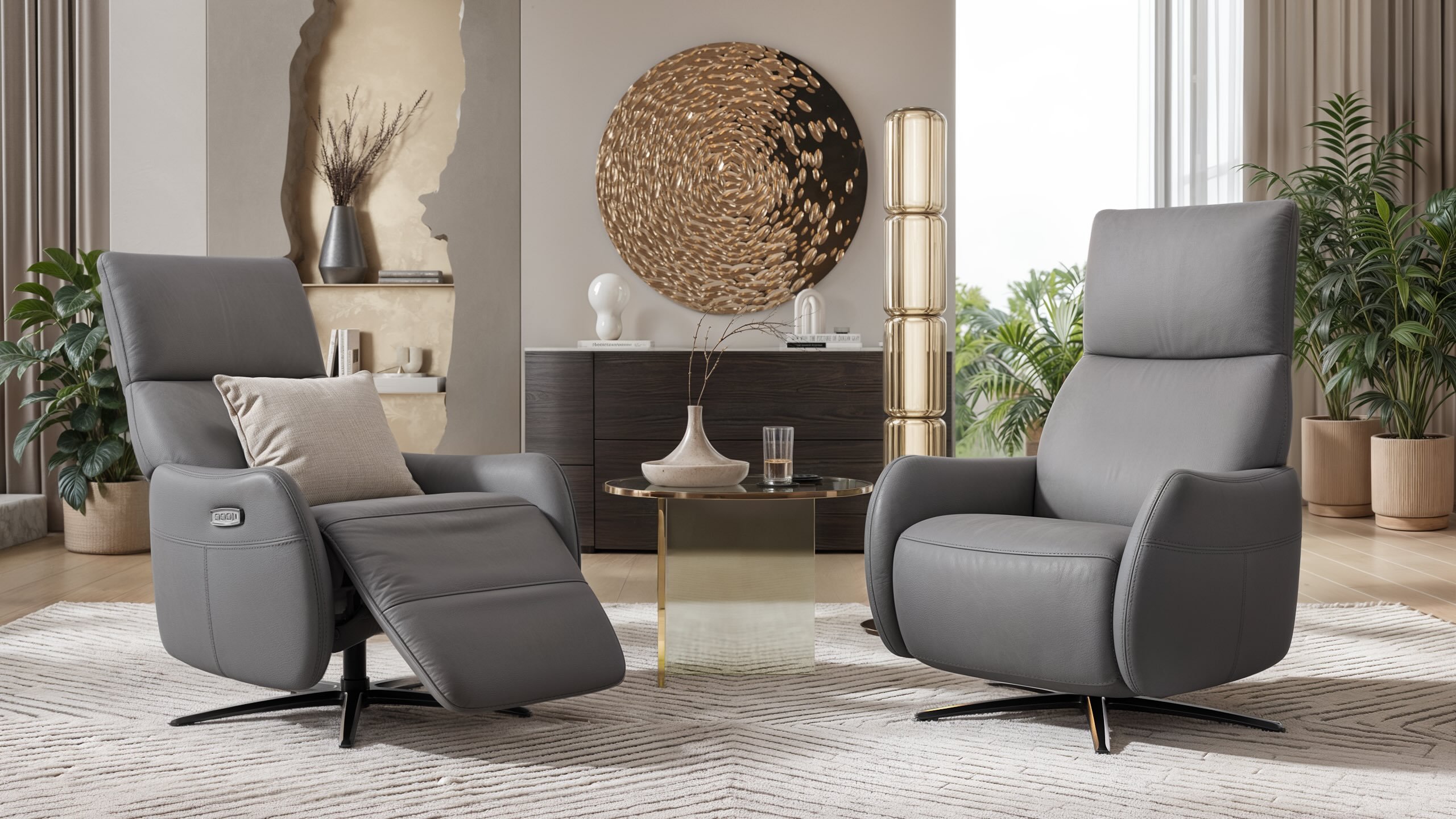 Leder Relaxsessel TURIN