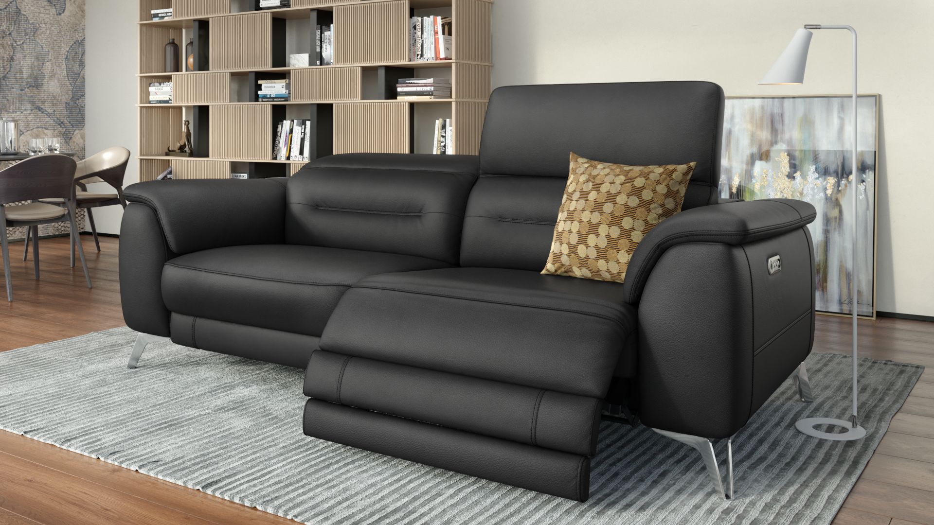 Leder 3-Sitzer Sofa GANDINO