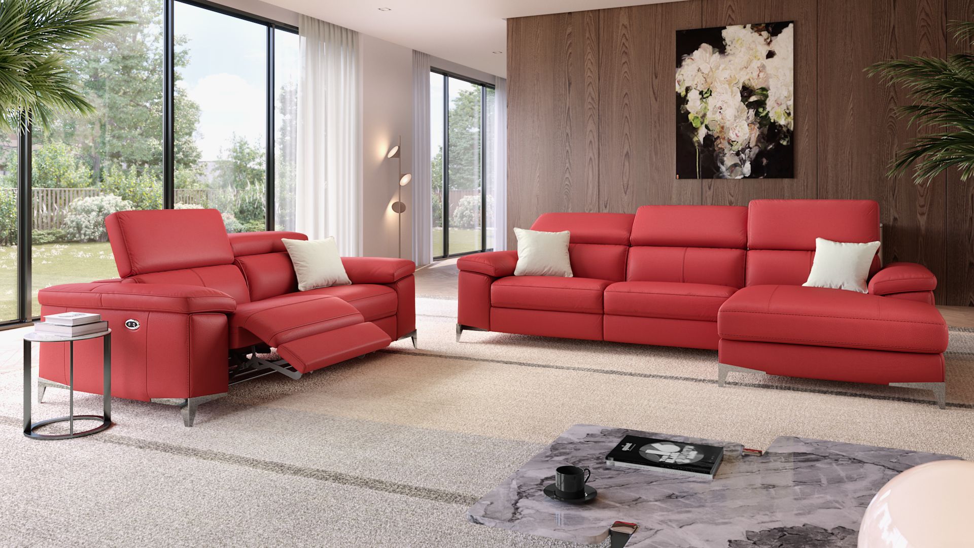 Leder 2-Sitzer Sofa VENOSA