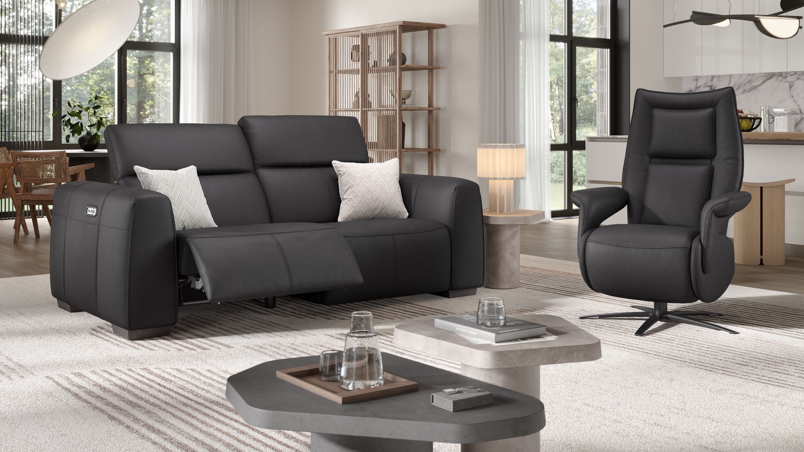 Leder 3-Sitzer Sofa MILLESIMO