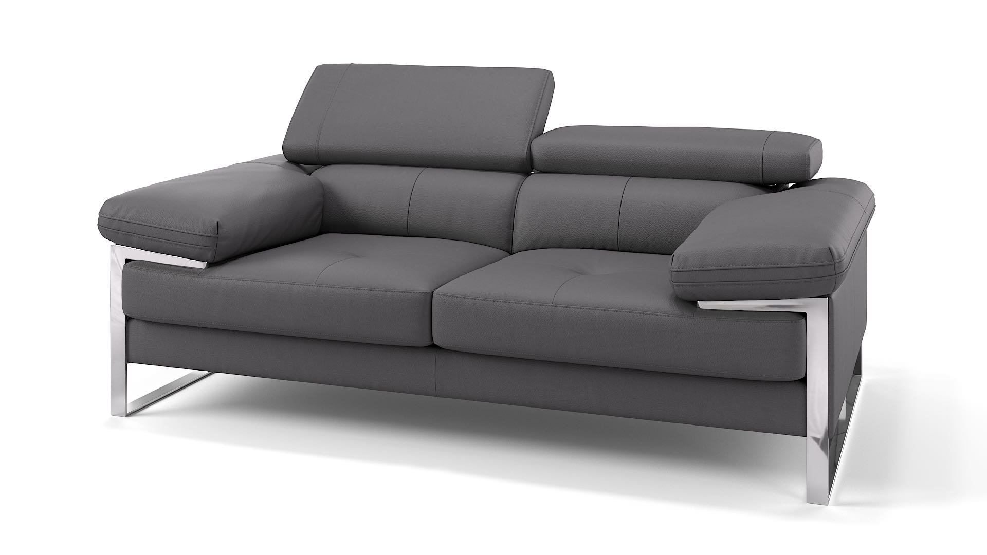 Leder 2-Sitzer Sofa ATELLA