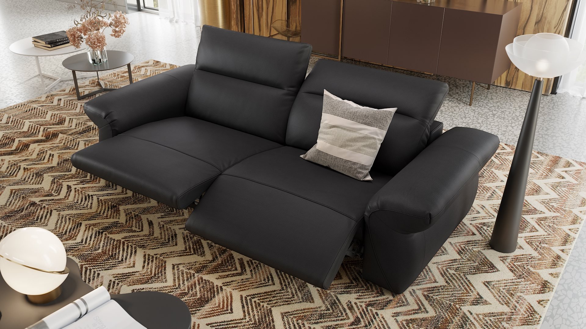 Leder 3-Sitzer Sofa VENEDIG