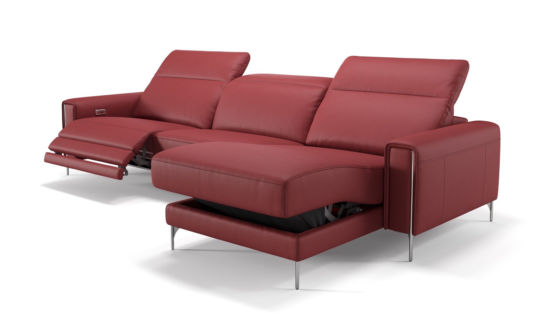 Leder Ecksofa BELLAGIO