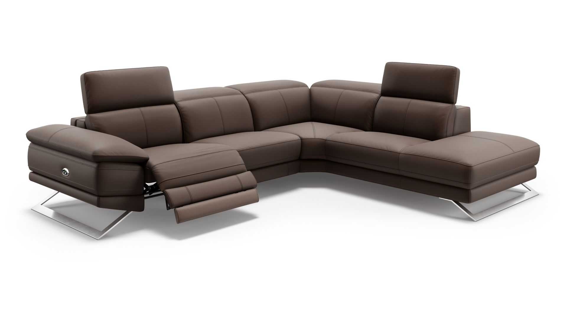 Leder Ecksofa FERRARA