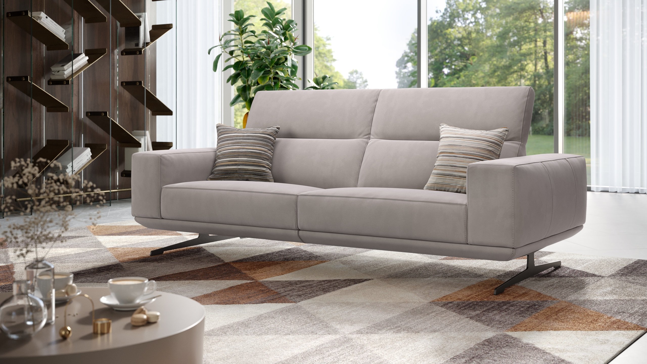 Stoff 3-Sitzer Sofa MERANO