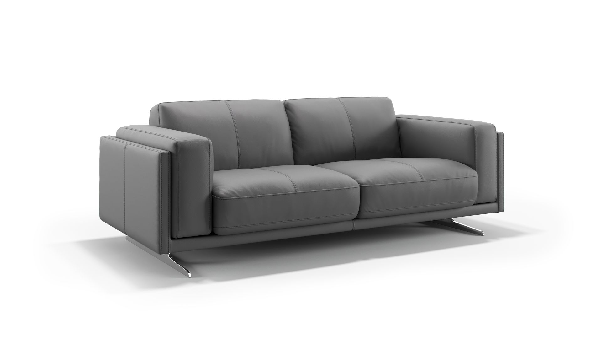 Leder 2-Sitzer Sofa BELLANTE