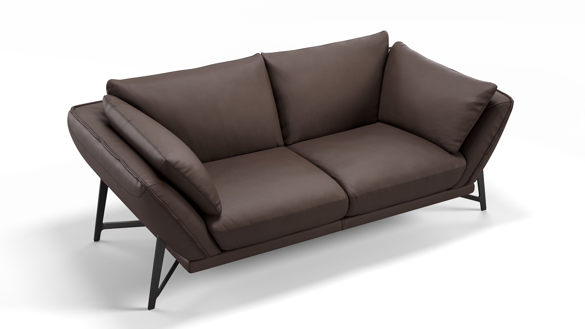 Leder 2-Sitzer Sofa ESTELLA