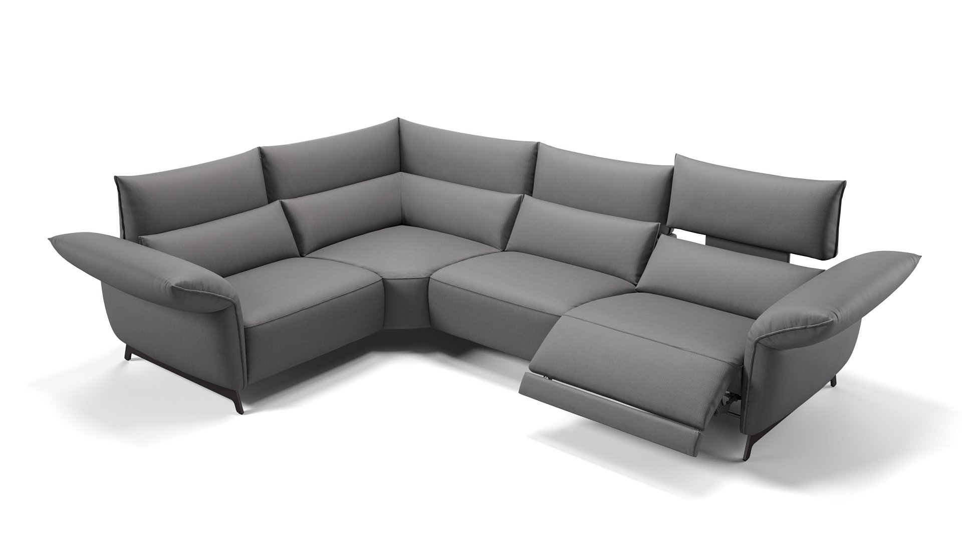 Leder Ecksofa CUNEO