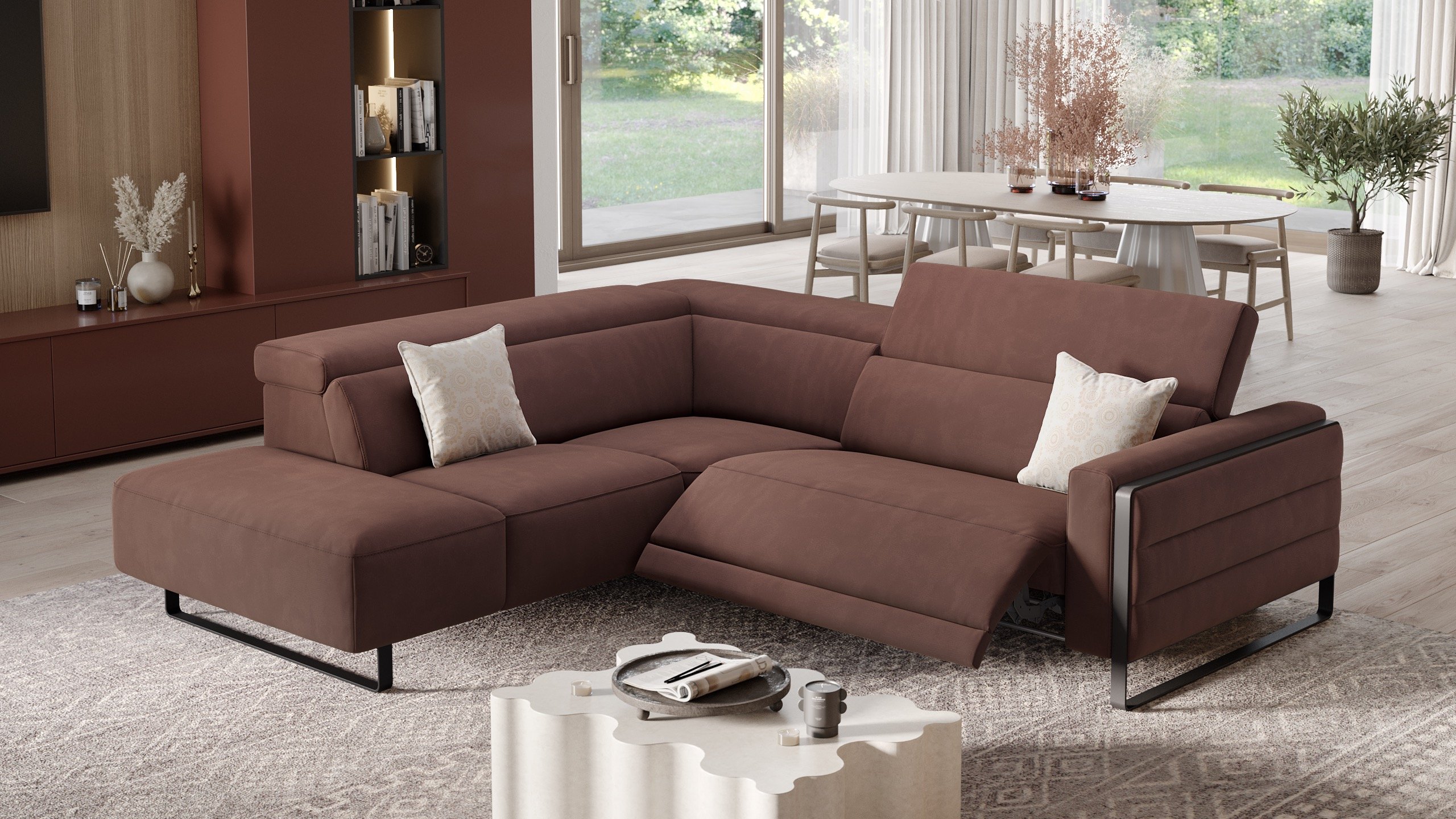 Stoff Ecksofa DELTONA