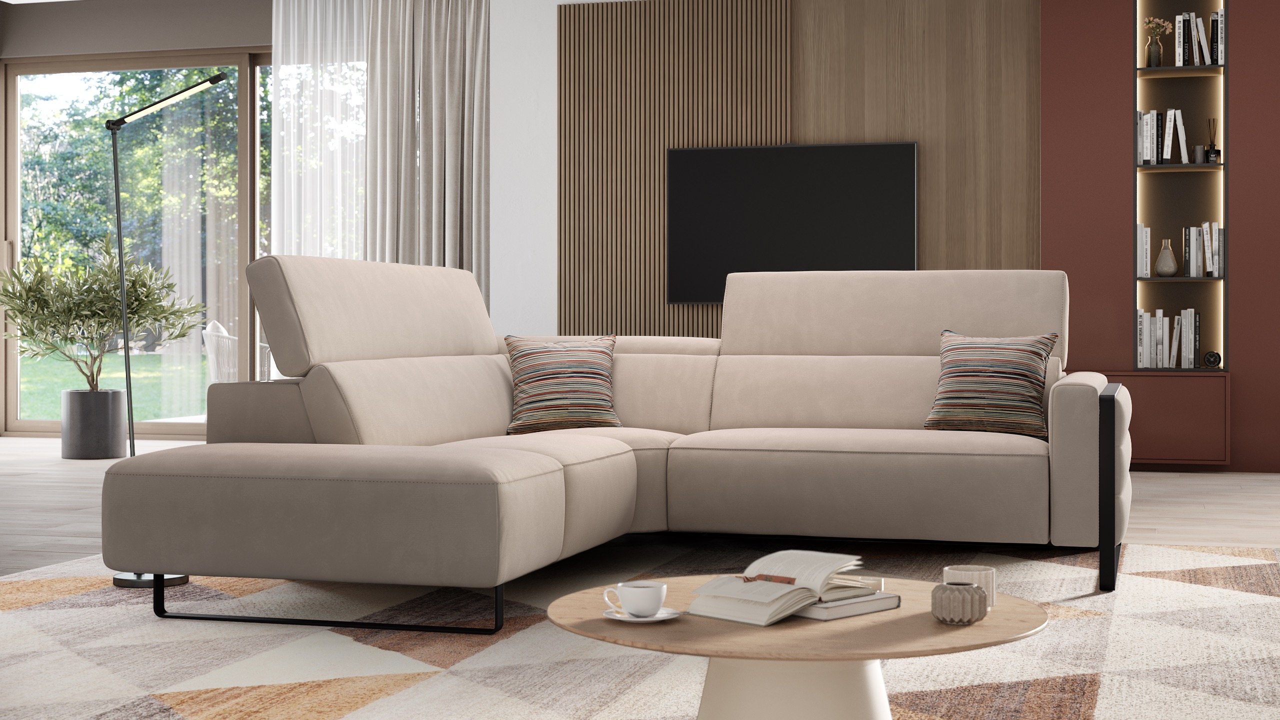 Stoff Ecksofa DELTONA