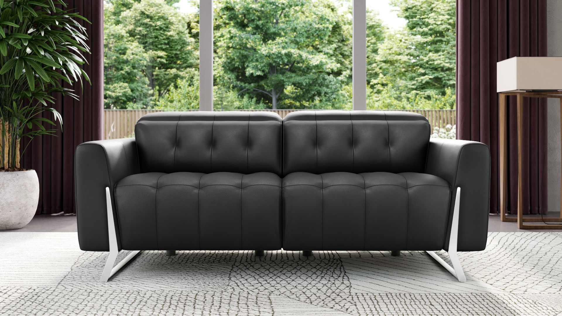 Leder 3-Sitzer Sofa CANEVA