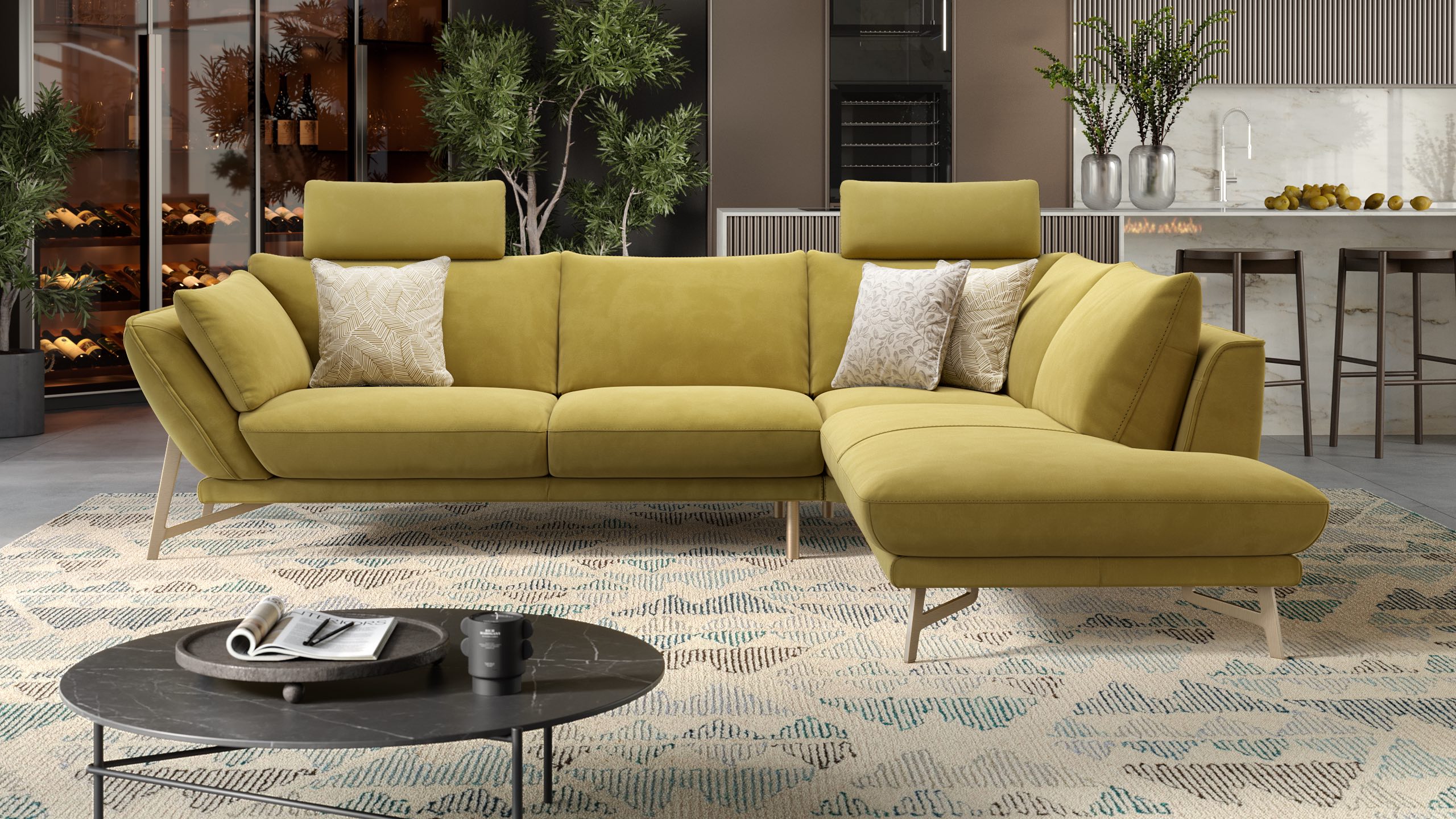 Stoff Ecksofa ESTELLA