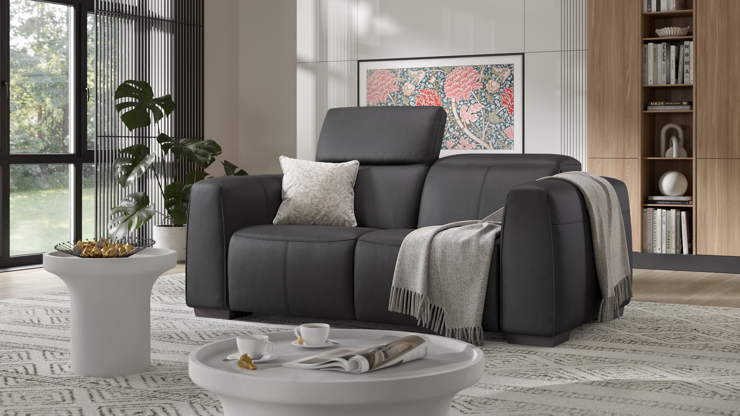 Leder 2-Sitzer Sofa MILLESIMO