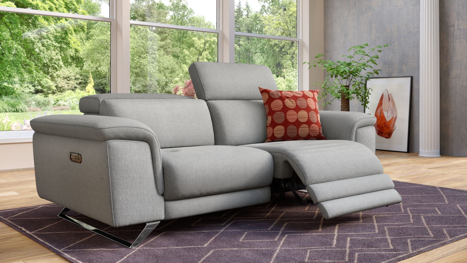 Stoff 2-Sitzer Sofa SERRI