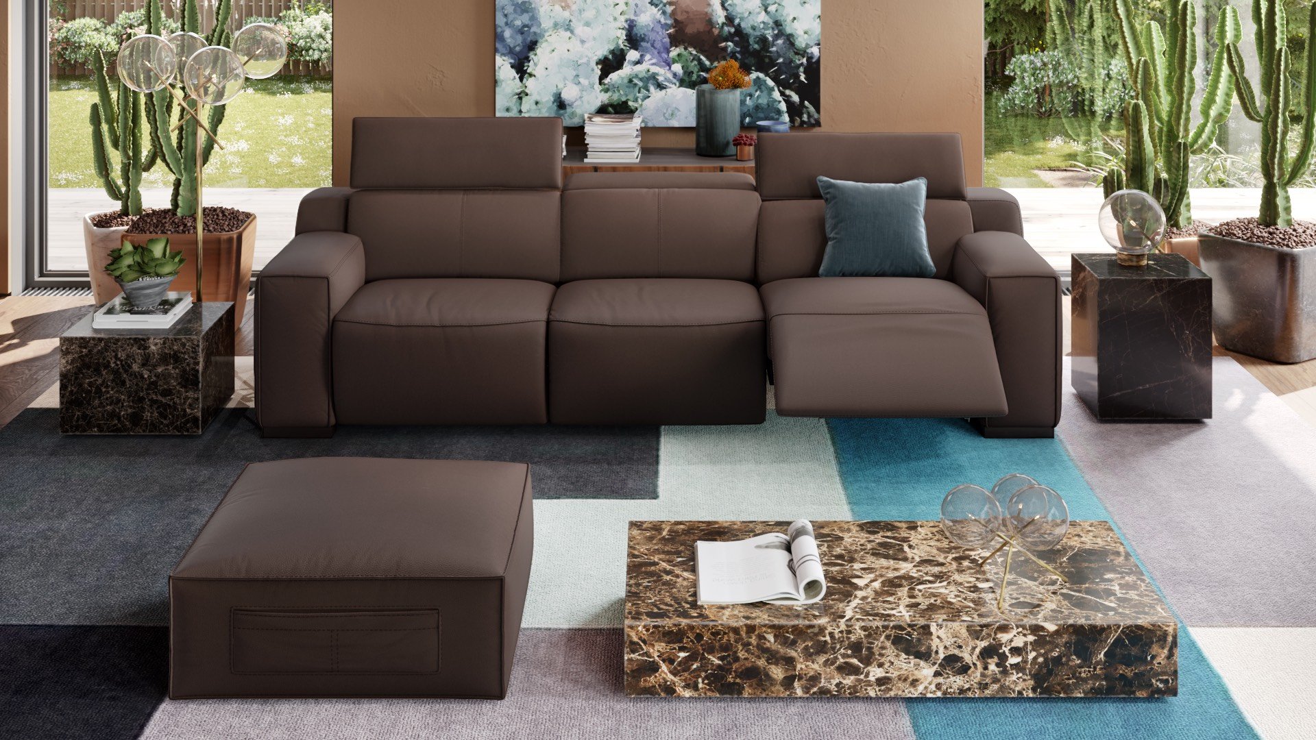 Leder 3-Sitzer Sofa XXL LORETO