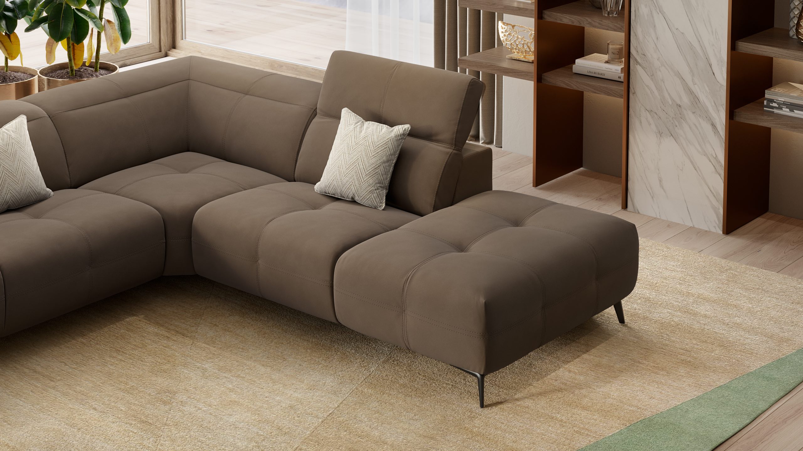 Stoff Ecksofa MARBELLA
