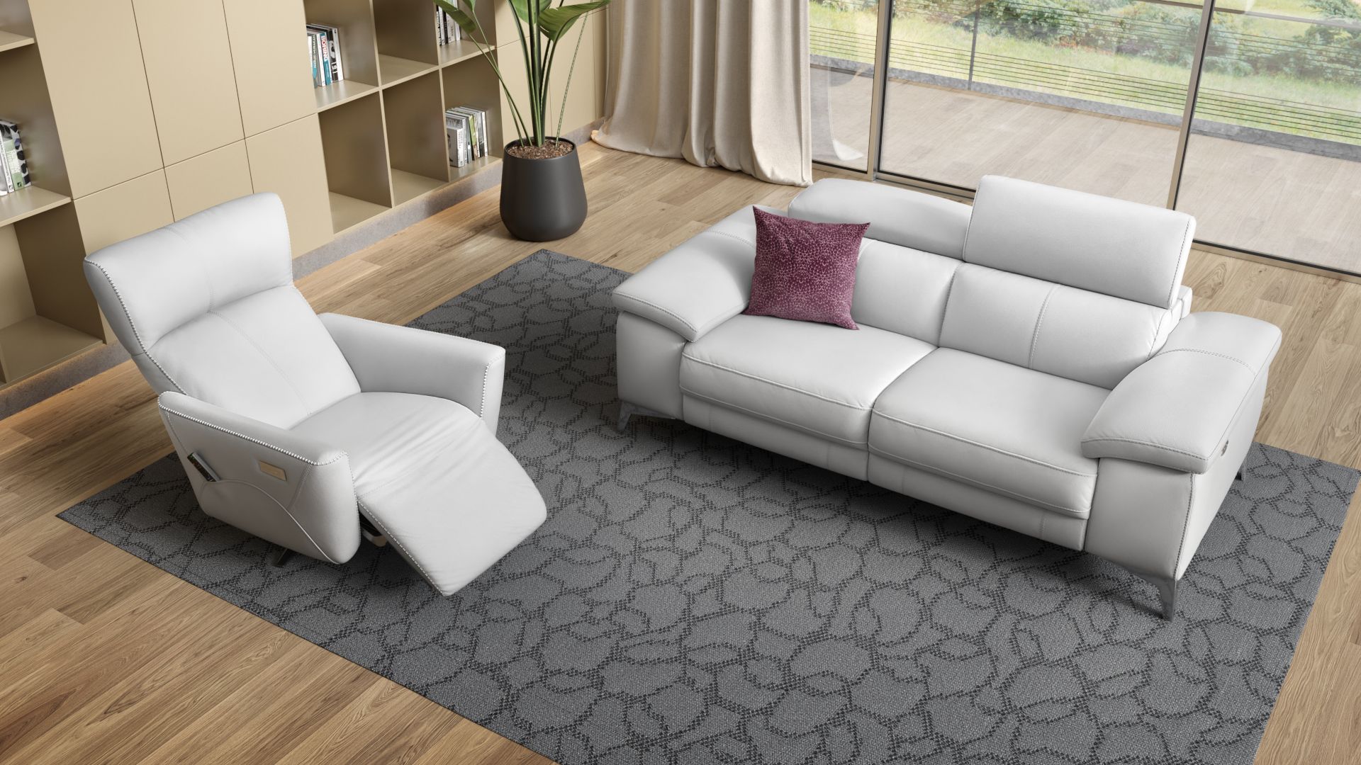 Leder 2-Sitzer Sofa MILANO