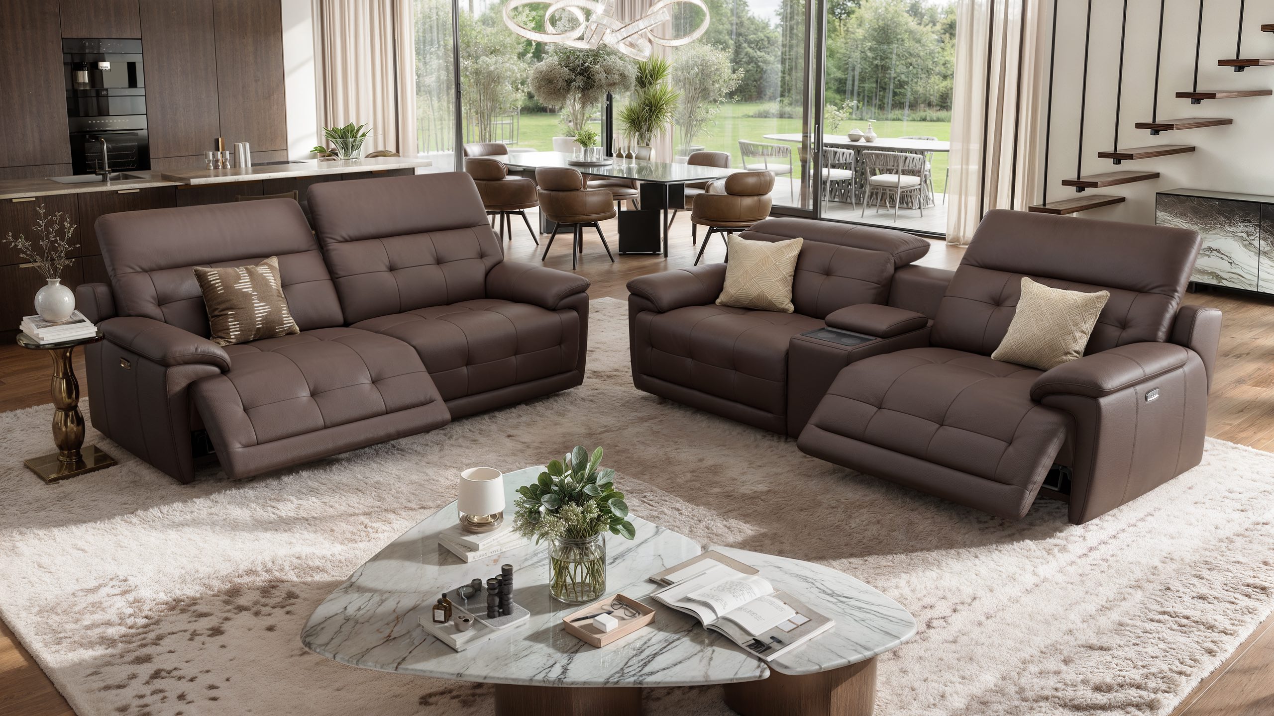 Leder Kinosofa VEGAS