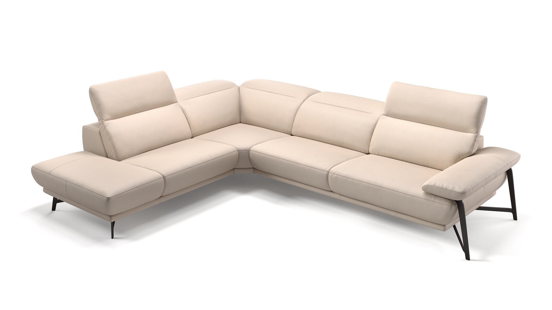 Leder Ecksofa BIANCO