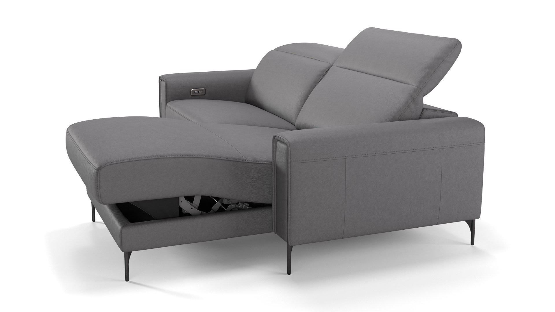 Leder Ecksofa mini BELLAGIO