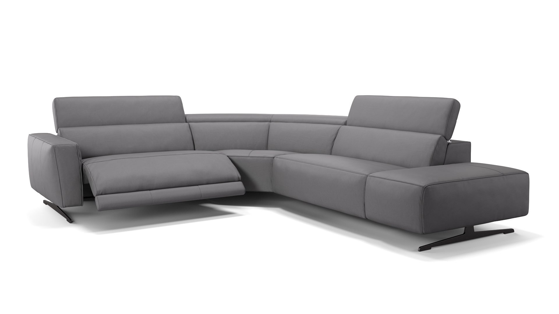 Leder Ecksofa ALESSO