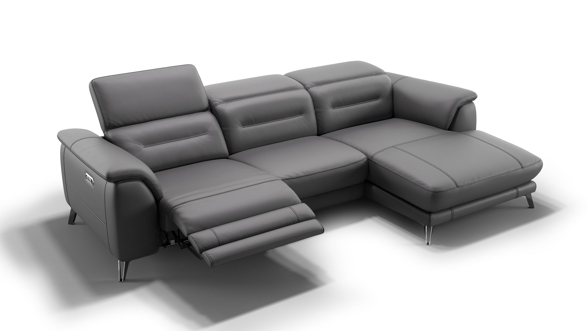 Leder Ecksofa GANDINO