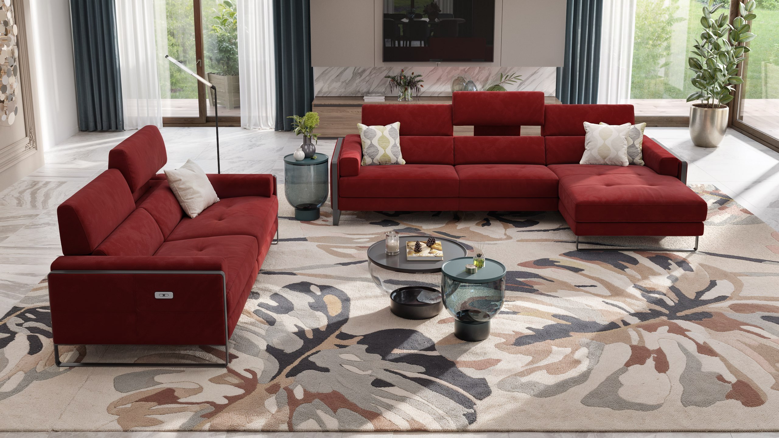 Stoff Ecksofa MILO
